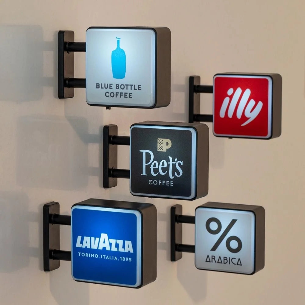 World Classic Coffee Brands Light Sign Refrigerator Magnet Coffee