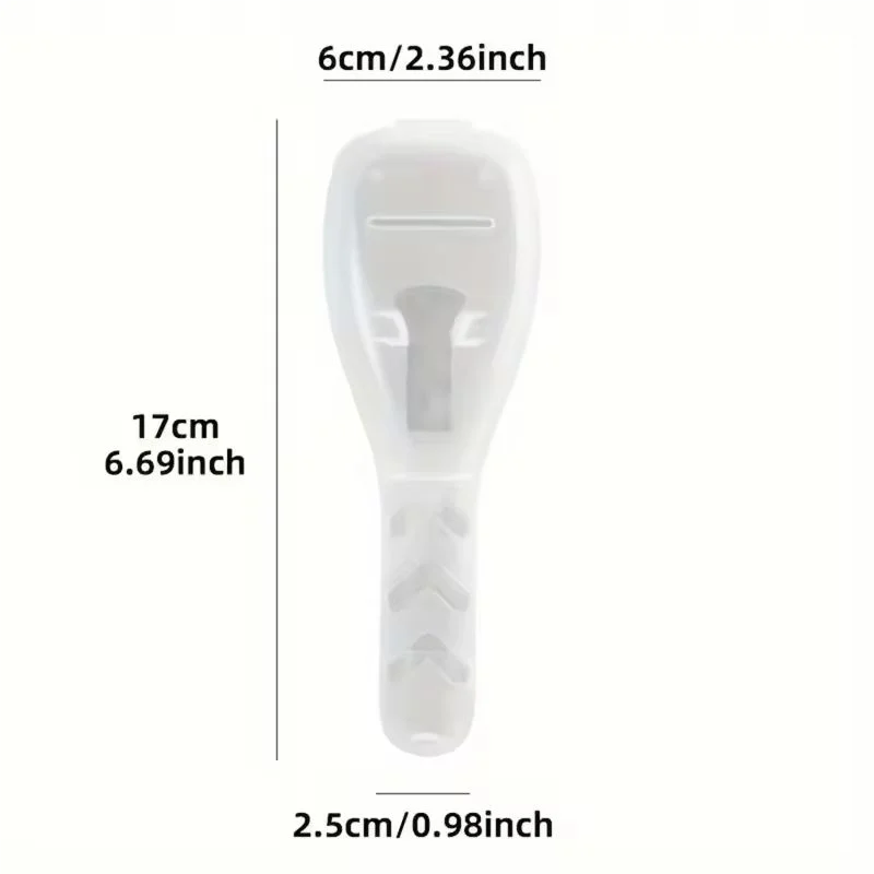 1 PCS Transparent Razor Storage Case Portable Dustproof Lightweight