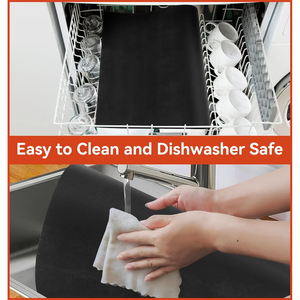 Oven Liners for Bottom of Electric Gas Oven Reusable Non-Stick Teflon