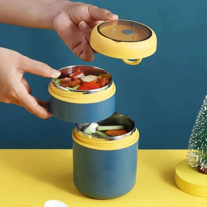 530ml/710ml Food Thermal Jar Insulated Soup Cup Thermos Containers