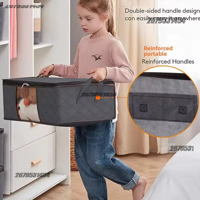 Storage Bags Shopping Suitcase Organizer Large Capacity Clothes