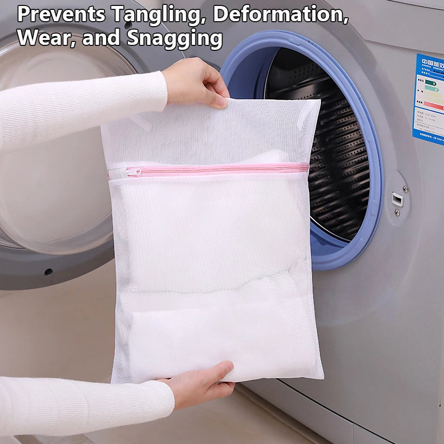 3Pcs/Set Bra Underwear Products Zippered Mesh Laundry Bags Baskets