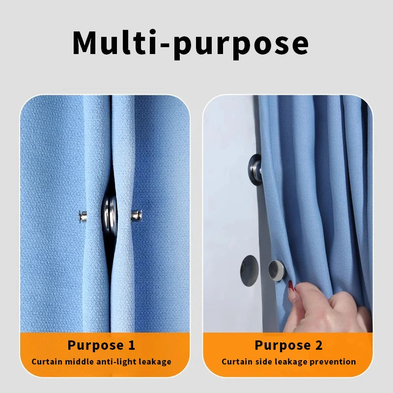 Modern metal magnetic hook, suitable for curtains - easy to install