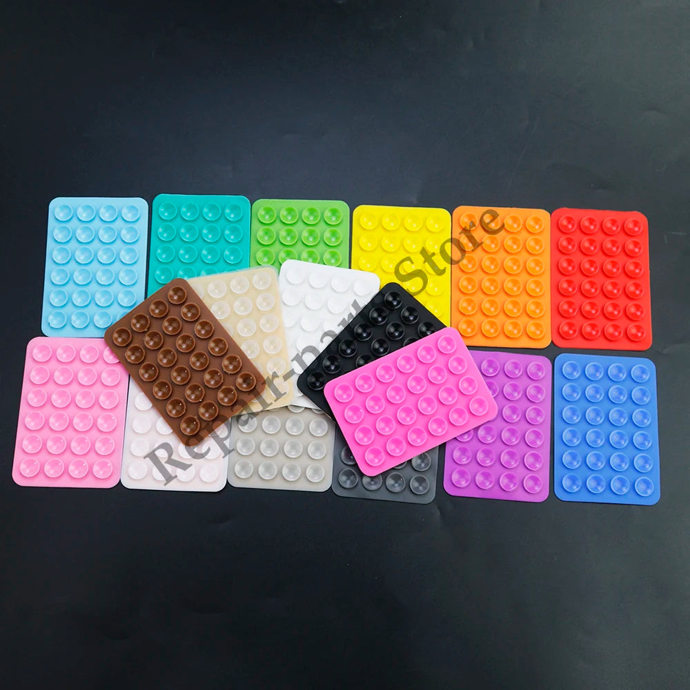 2pcsThickened Silicone Suction Cup 24 Square Suction Cups Mobile Phone