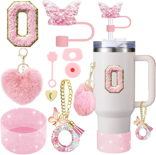 9PCS Cup Accessory Set for Stanley 30oz 40oz Butterfly Straw Cover Cap