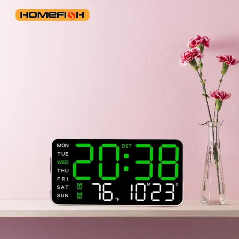 Giant Intelligent Digital Wall Clock｜One screen to control