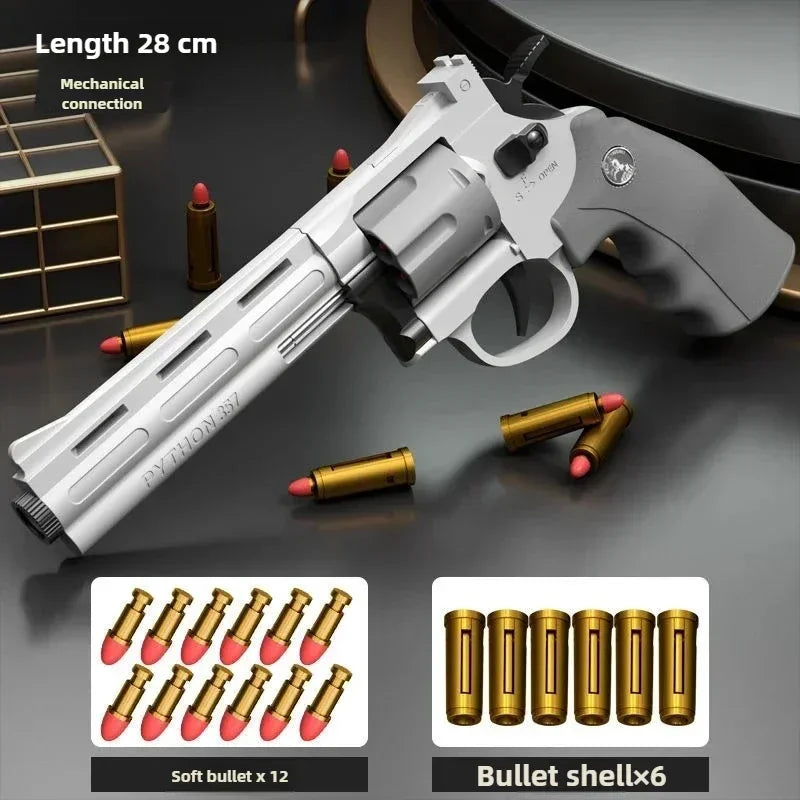 Magnum ZP5 357 Continuous Firing Soft Dart Blaster Toy with Multiple