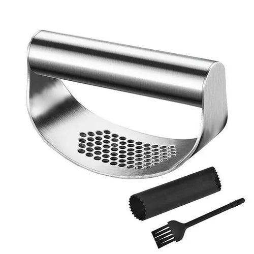 Upgraded Stainless Steel Garlic Press Squeezer Manual Garlic Ginger