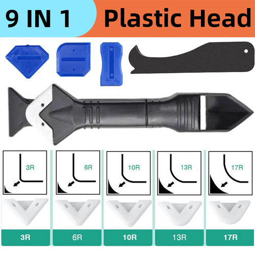 5 In 1 Silicone Scraper Glue Caulk Remover Caulking Finisher Smooth