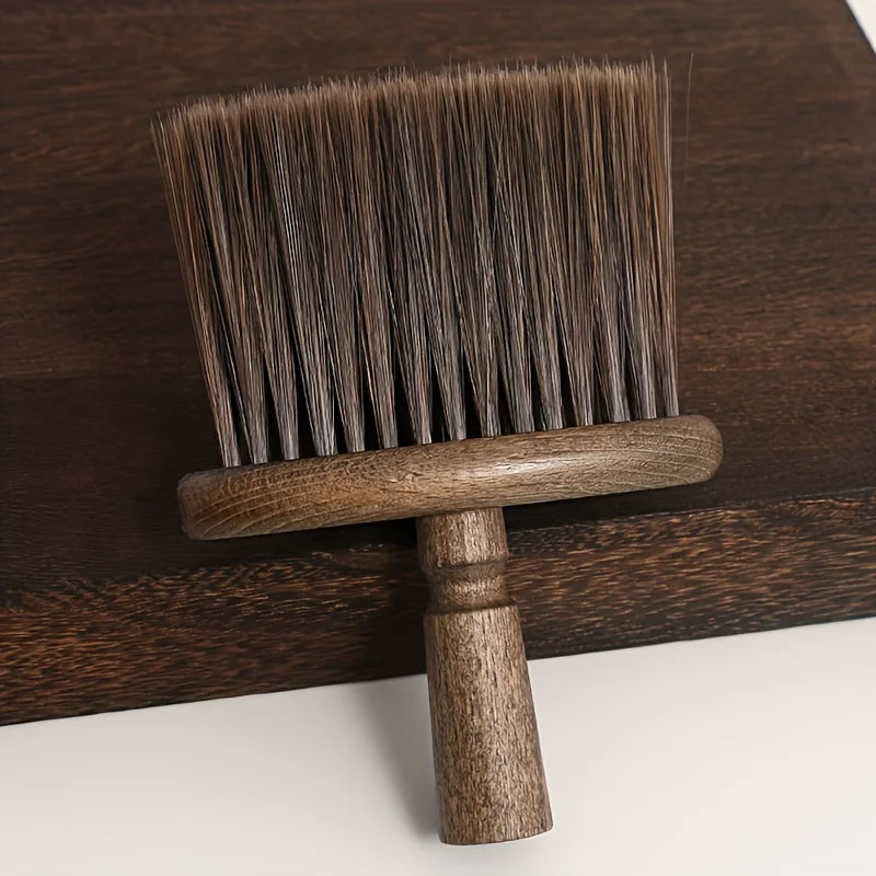 Walnut Wood Coffee Grinder Cleaning Brush - Soft Bristle, Multi-Use