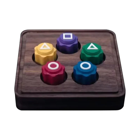 3d Printing Calamari Game Dice Party Game Props Square Circle Triangle