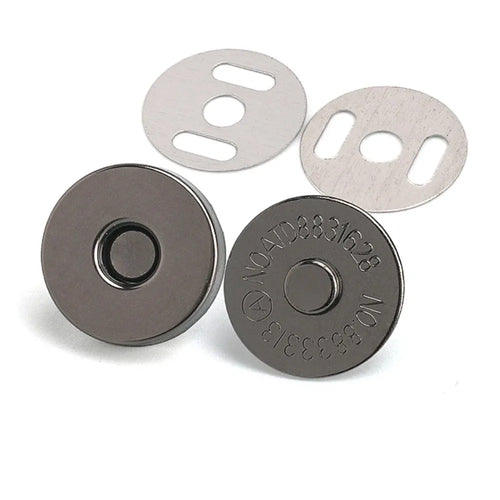 10 Pcs/Pack 14-18MM Magnetic Snap Fasteners Clasps Buttons Handbag