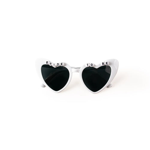 Bachelorette Party Heart Shaped Glasses Black White Pink Avocado Green