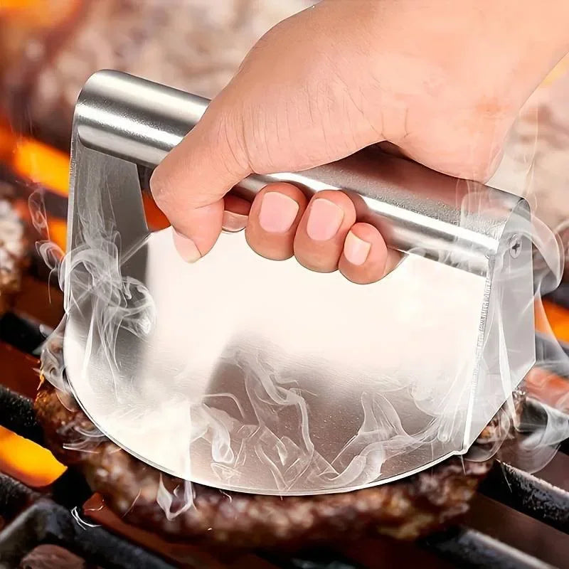 New Stainless Steel Smash Burger Press | Heavy Duty Patty Maker &