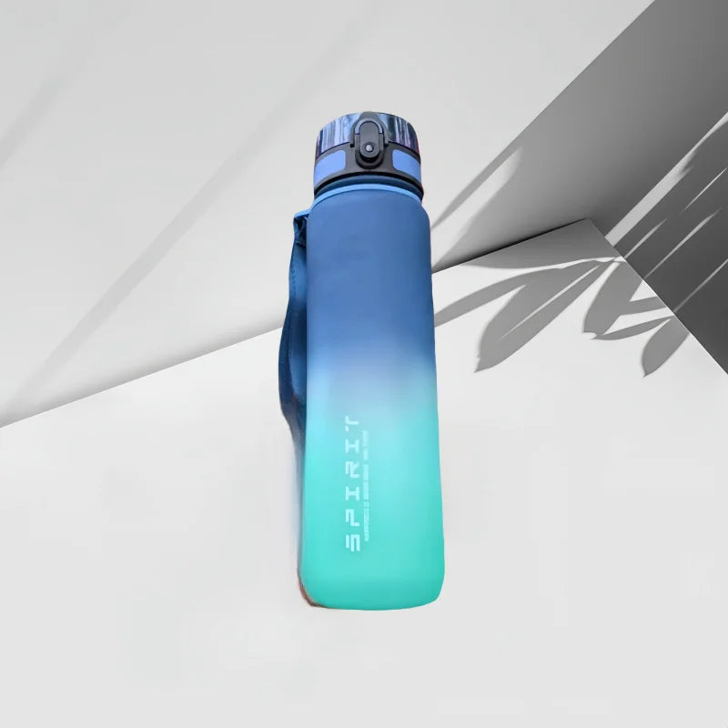 500ML/1000ML Large Capacity Sports Water Bottle Motivational Leak