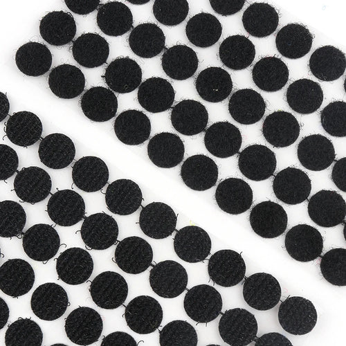10/15/20mm Transparent Dot Sticker Self Adhesive Hook and Loop
