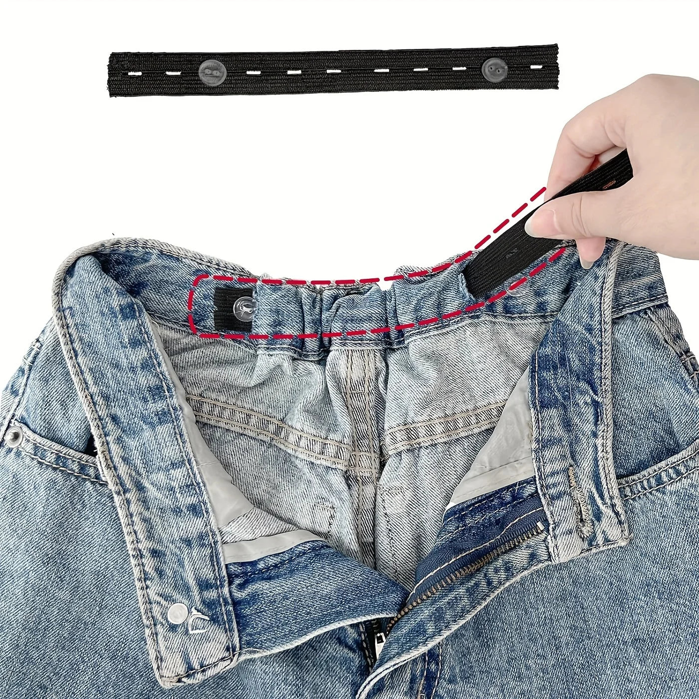 2 pieces Invisible belt tightener set Sewing tools Seamless trouser
