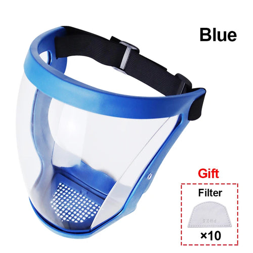Work Protection Mask Transparent Facial Shield Transparent Facial