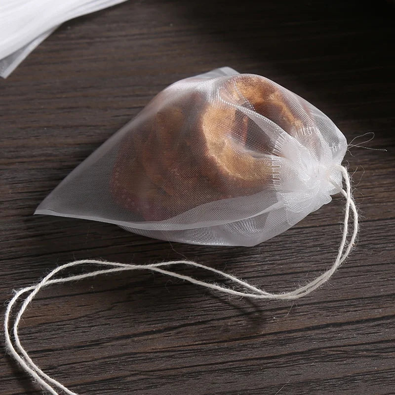 JJYY 100 Pcs Disposable Tea Bags Filter Bags for Tea Infuser with