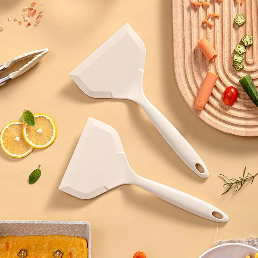 1pc silicone Heat resistant spatula household food grade non-stick