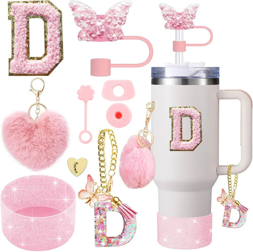9PCS Cup Accessory Set for Stanley 30oz 40oz Butterfly Straw Cover Cap