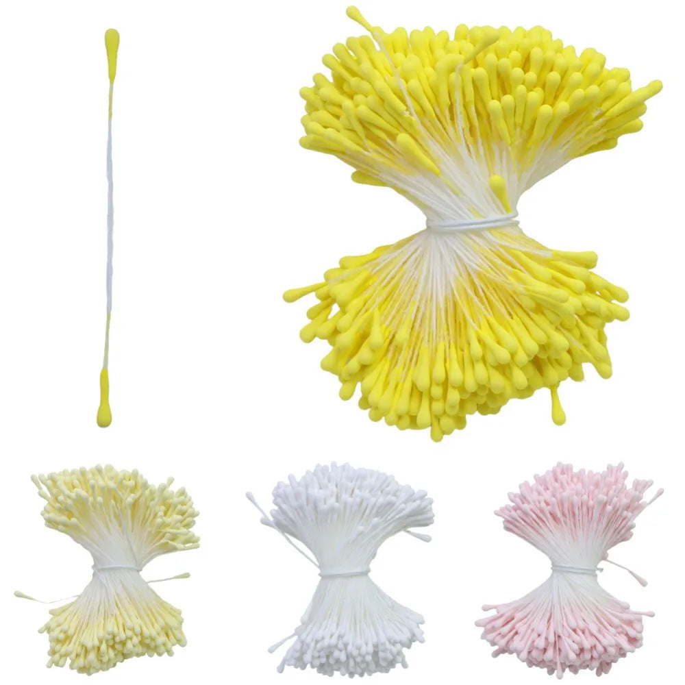 400pcs 2mm Moulti Options Artificial Flower stamen Mini Pearl Floral
