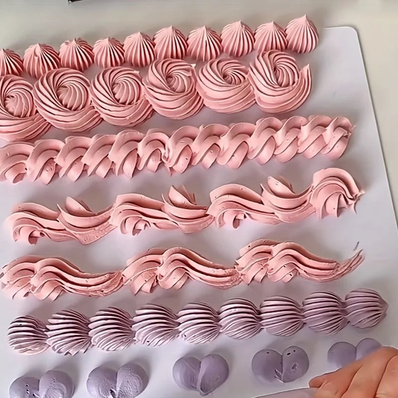 8pcs Piping Nozzles Set, Stainless Steel Icing Nozzles, Cream Cake