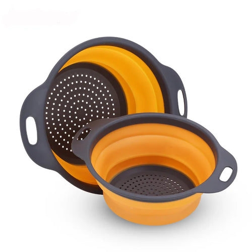 Silicone vegetable and fruit cleaning and drainage basket  cleaning
