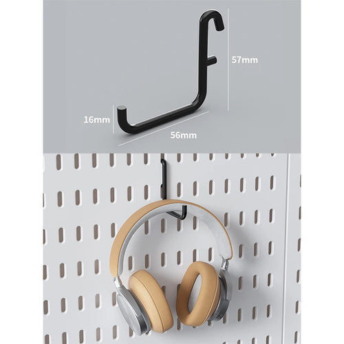 No-Drill Gaming Room Pegboard, Wall Organizer for Controller,