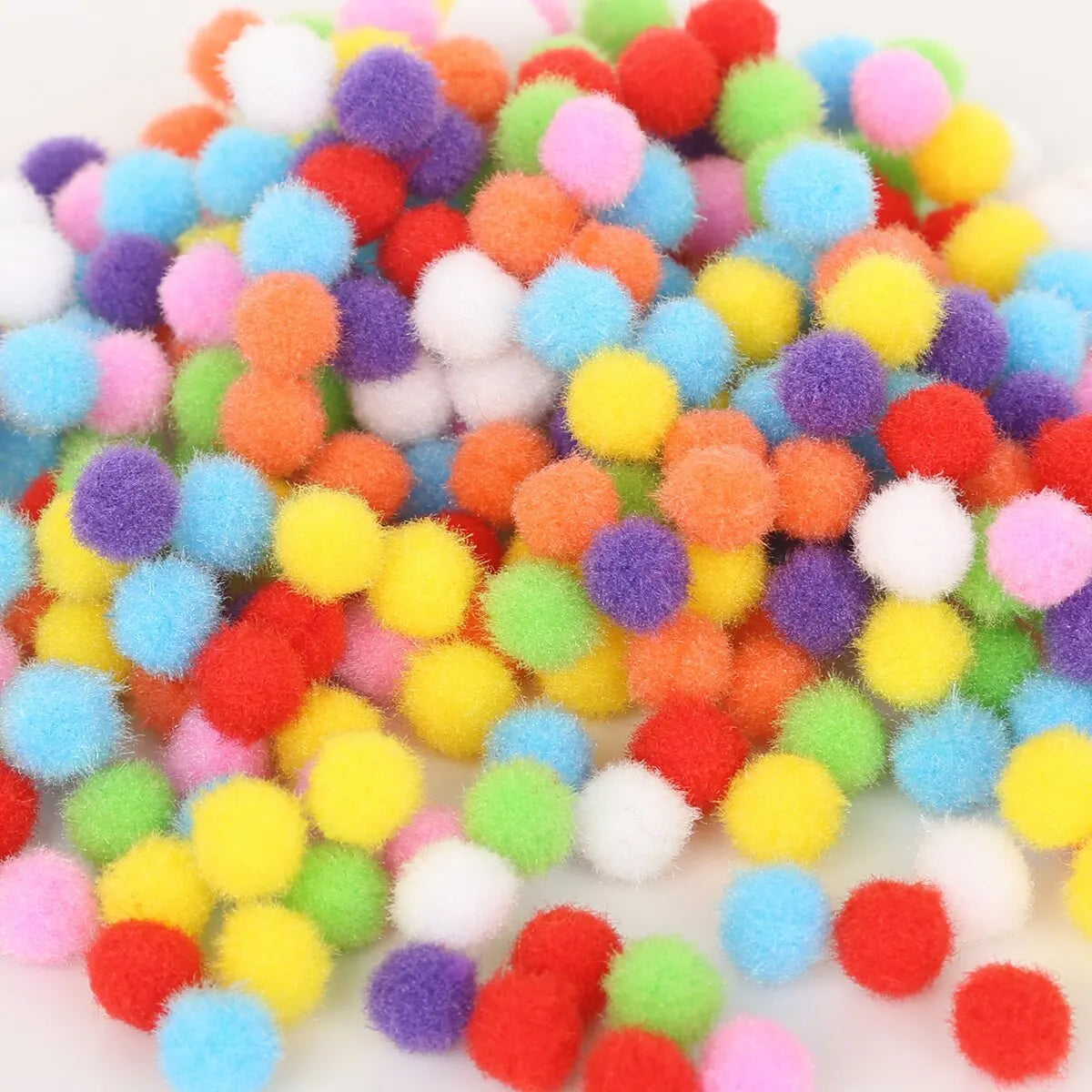 Mini Fluffy Soft Ball Colored High Elastic Ball DIY Polyester Plush
