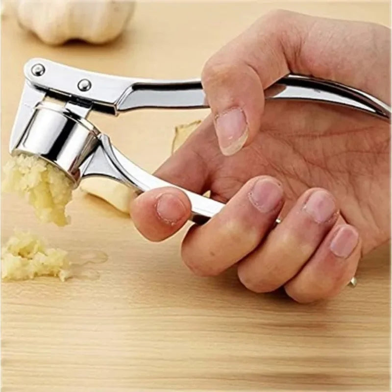 Kitchen aluminum alloy garlic grinder, extruder, manual press,