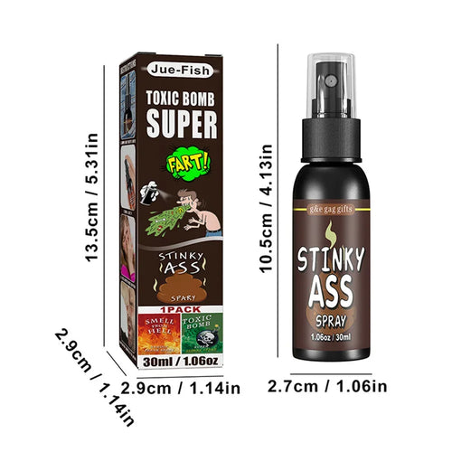 6pcs-1pcs 30ml Halloween Props Liquid Fart Spray Non Toxic Stink Bomb