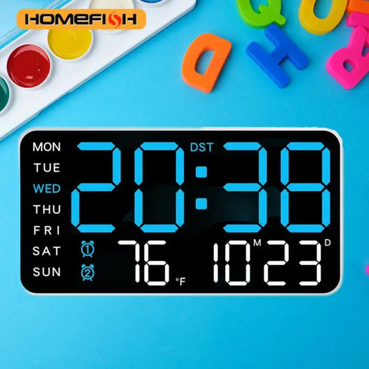 Giant Intelligent Digital Wall Clock｜One screen to control