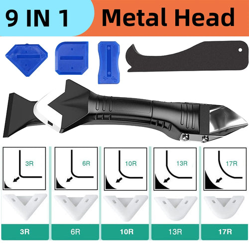 5 In 1 Silicone Scraper Glue Caulk Remover Caulking Finisher Smooth