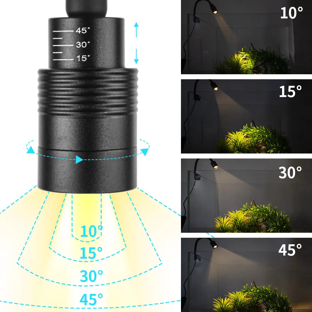 USB Aquarium Light Lighting plants Grow Light Super Slim LED 3W