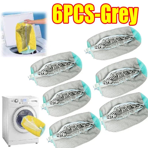 1/2PCS Wash Shoes Bag Padded Net Laundry Shoes Protector Fluffy fibers