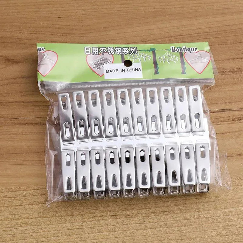 20/40PCS Towel Clips Metal Clothes Pins Laundry Clip Hanging Clips for