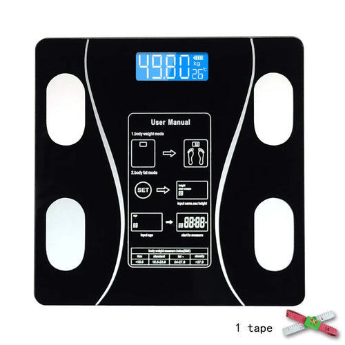 Body Fat Scale Smart Wireless Digital Bathroom Weight Scale Body