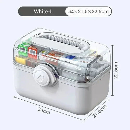 Clearance_3 Layers Large Capacity Medicine First Aid Kit Medicines