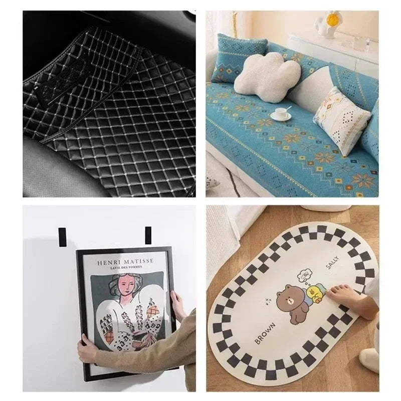 Car Carpet Pads Auto Adhesive VelcroS Tape Dashboard Pad Sewing