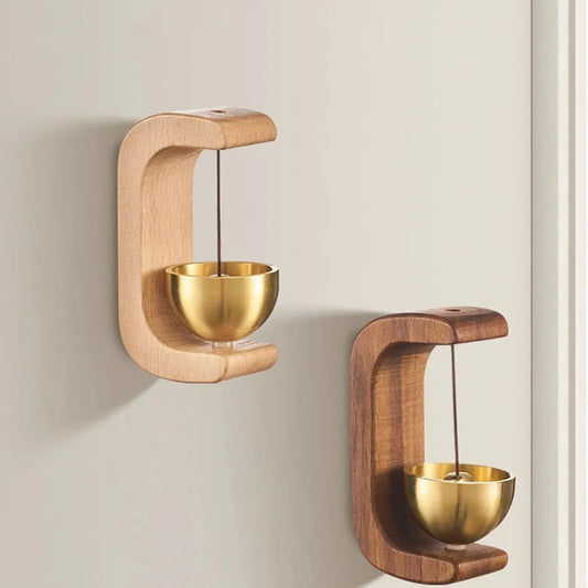 Hanging Decorations Japanese Wooden Wind Chimes Wireless Doorbell