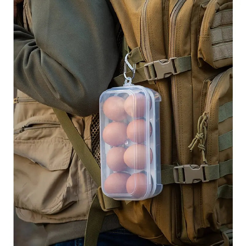 Outdoor Shockproof Egg Box Storage Box, Portable Camping Shatterproof