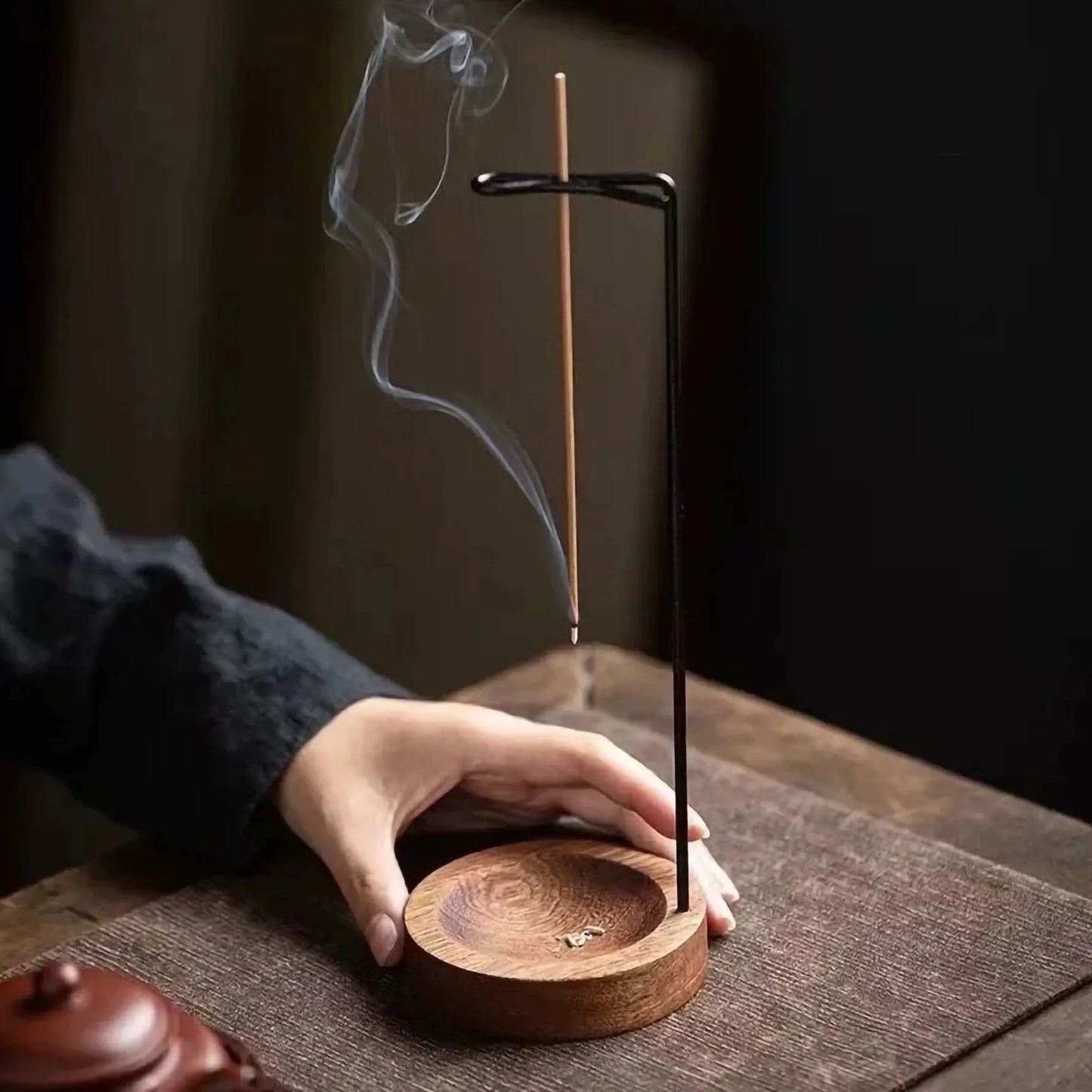 Insence Burner Upside Down Incense Burner Incense Stick Holder Wooden