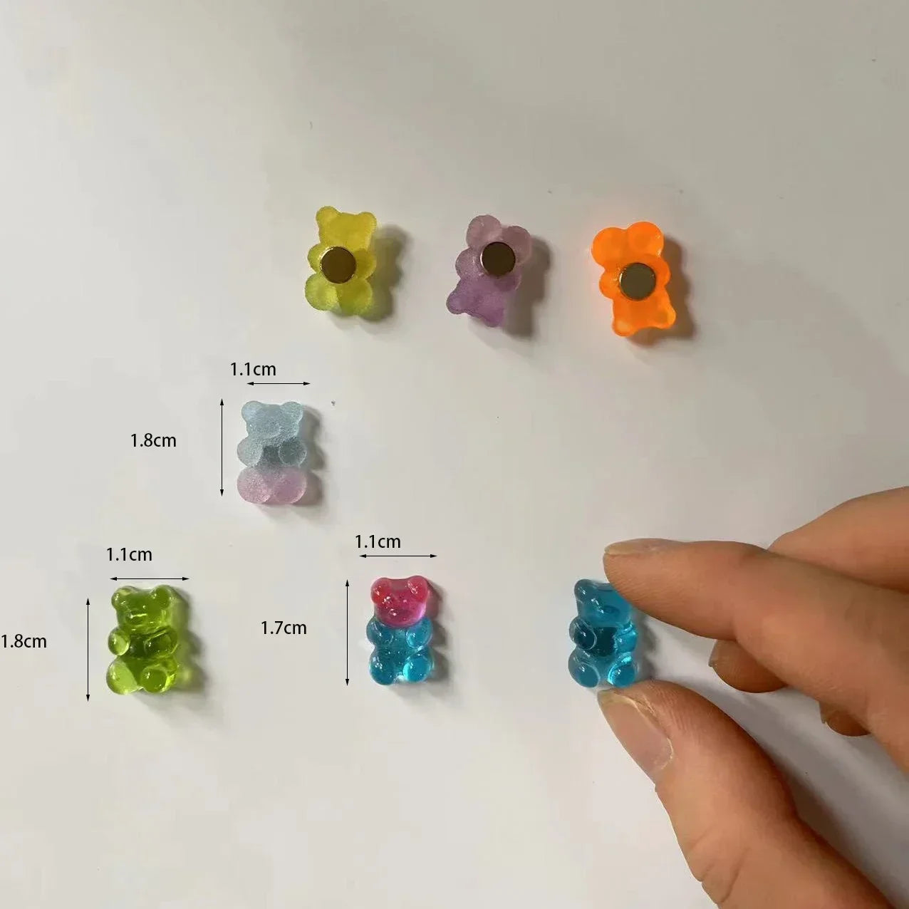 10Pcs Sweet Bear Refrigerator Magnet Magnet Blackboard And Whiteboard