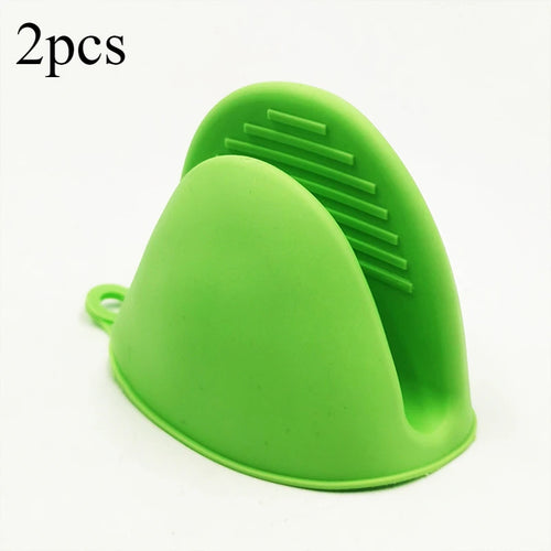2pcs Thicken Baking  silicone oven mitts Microwave Oven Glove Heat