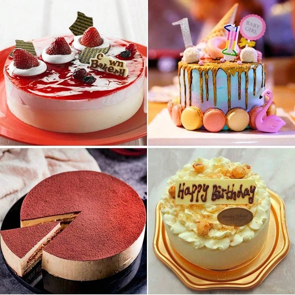 4/6/8 Inch Silicone Round Cake Mold Nonstick Baking Pan for Mousse