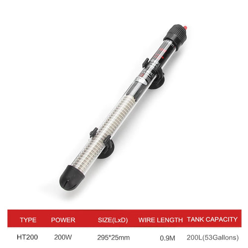 110v-220v Adjustable Temperature Thermostat Heater Rod 25W/ 50W/ 100W/