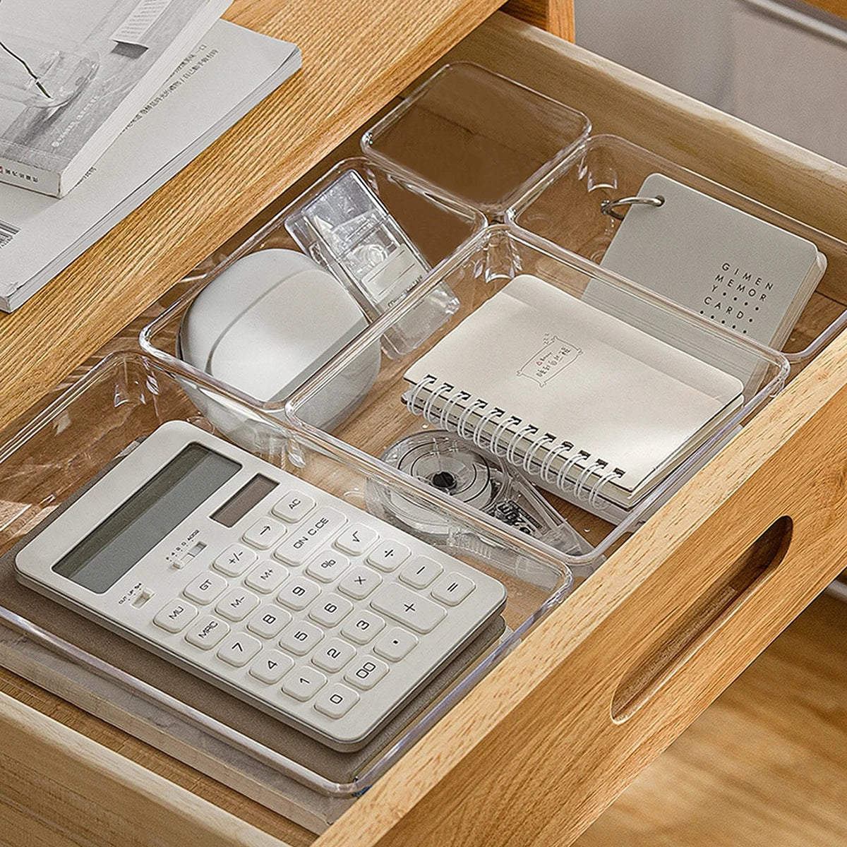 7 件套 Desk Drawer Organizers Set Plastic Bathroom Storage Makeup