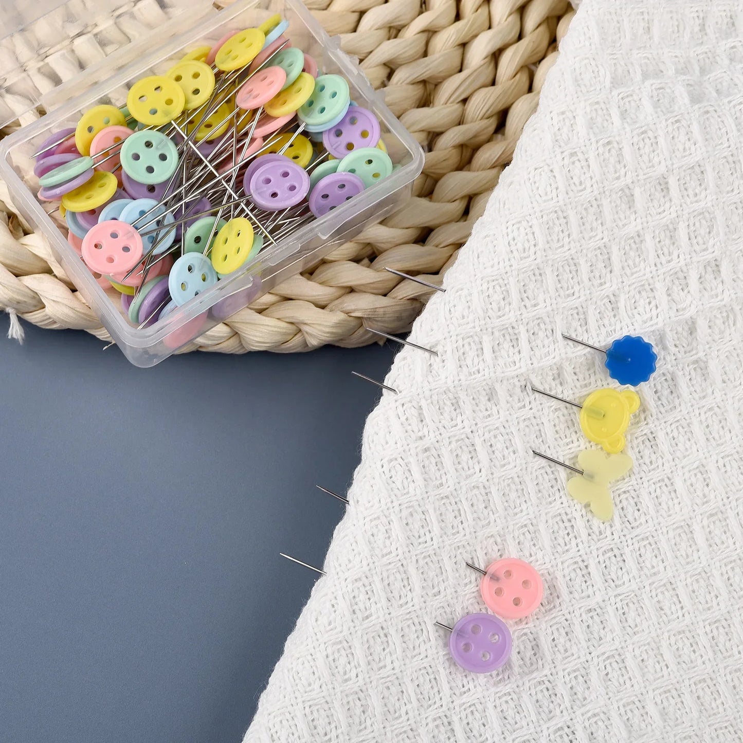 New Dressmaking Pins Embroidery Patchwork Tools Fixed Pin Button Pin