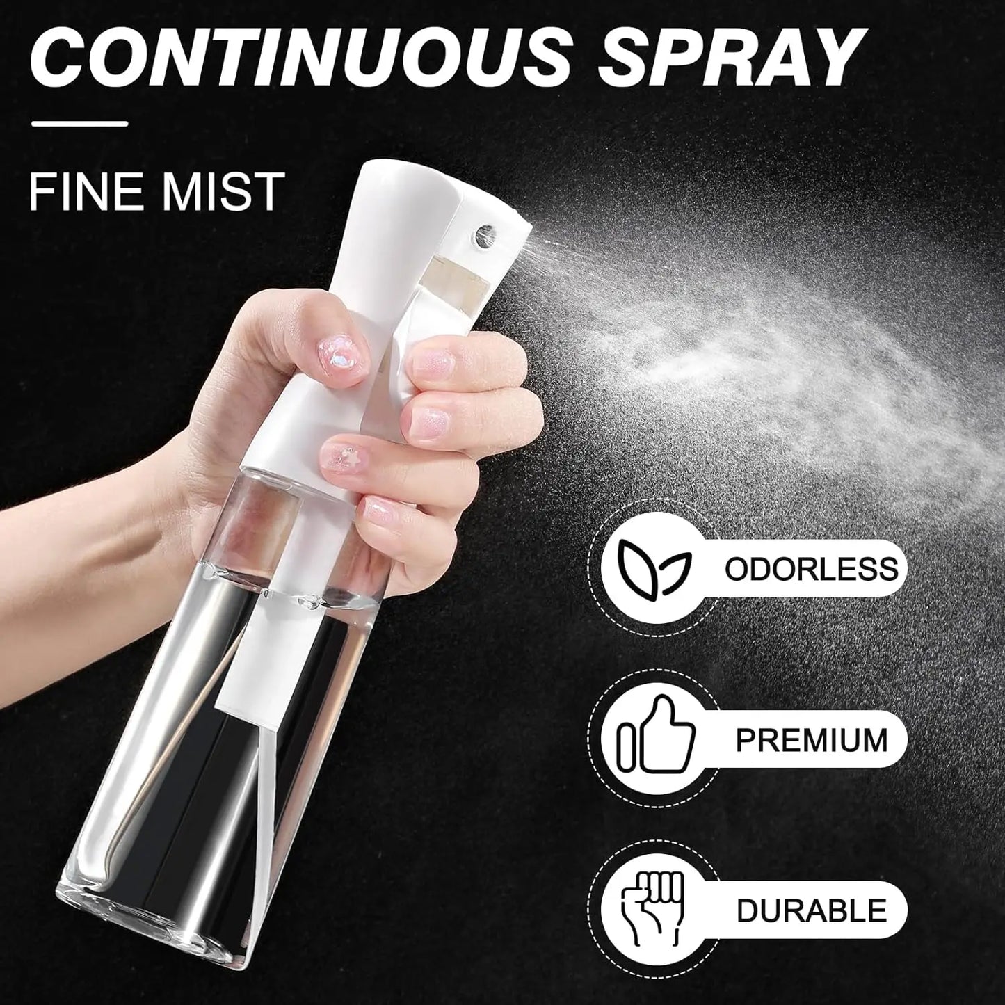 200/300/500ml Oil Spray Bottle Kitchen Baking Olive Oil Dispenser